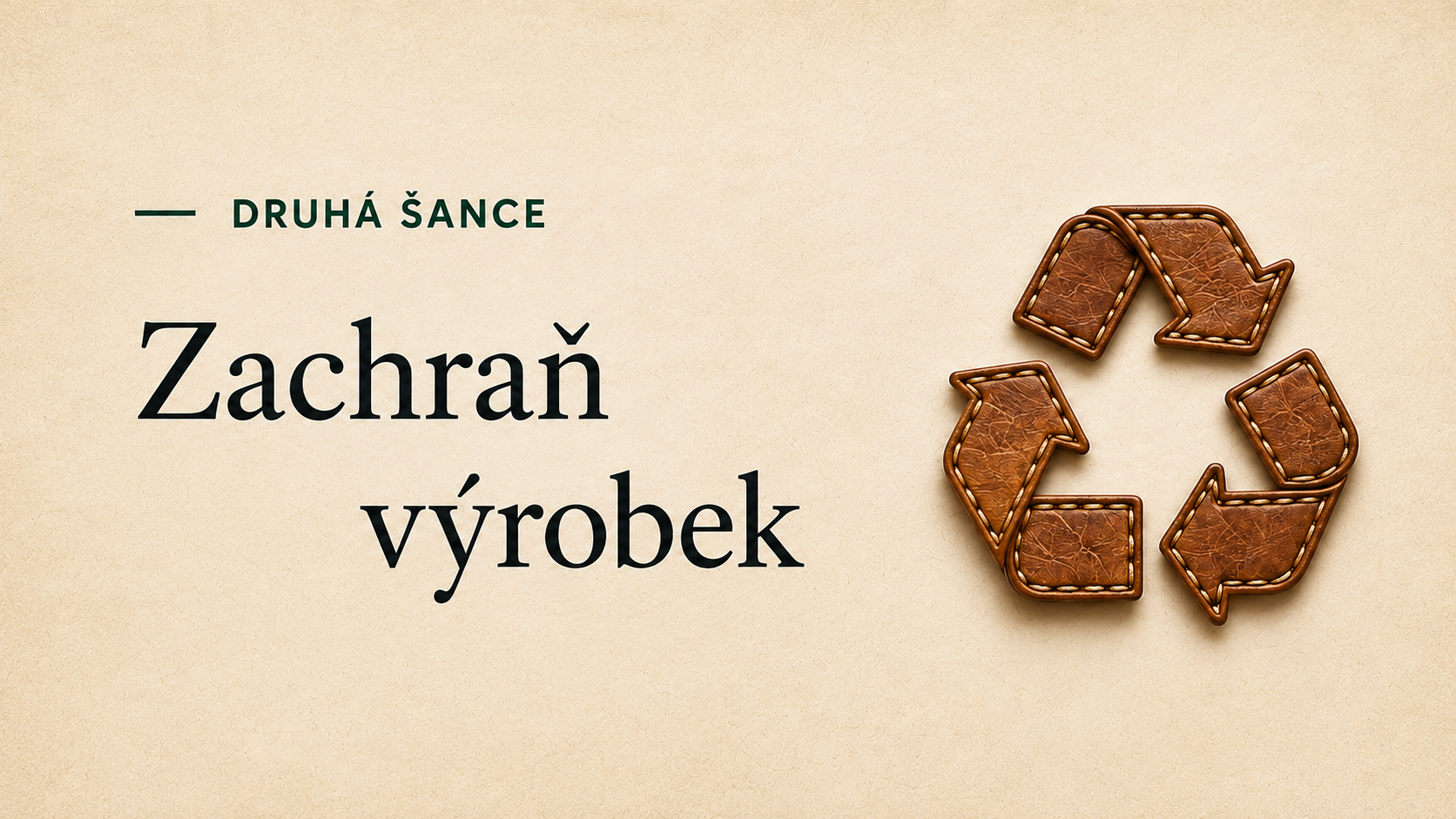 Zachraň kožený výrobek