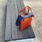 Lovecky Leather dámská kožená kabelka 85 v hnědé barvě ve stylu tote bag – ručně šitá kabelka z pravé kůže, ideální na práci i cestování.