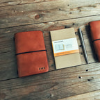 Lovecky Leather kožený obal 77 na diář a sešit velikosti A6, vhodný pro zápisníky Moleskine.